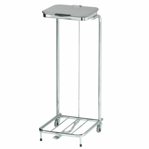 Jätesäkkiteline teräskannella 75 L
