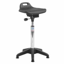 Ergonominen työjakkara liukunastoilla