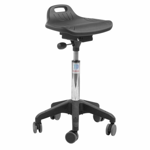 Ergonominen työjakkara muoviristikolla