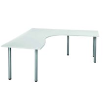 Toimistopöytä L-malli 1800 x 1800 mm, valkoinen