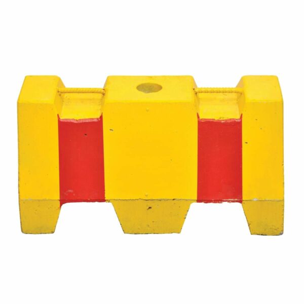 Betoniporsas, kelt/pun, 200kg, 800x400x400mm (LxSxK)