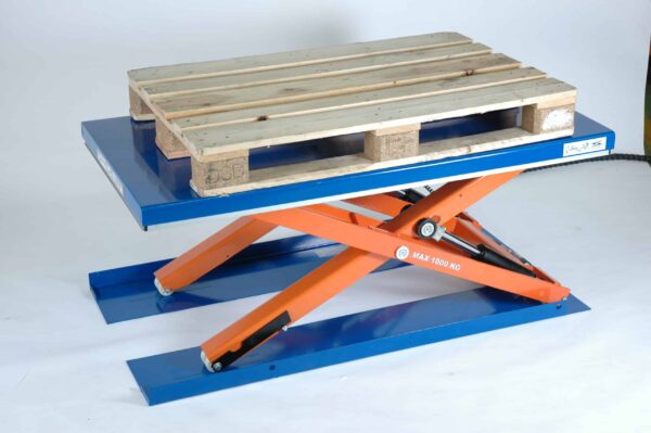 Nostopöytä U-malli 1000 x 800 mm, 1000 kg