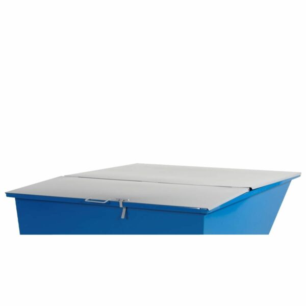 Kansi 1100L Kippikonttiin, harmaa