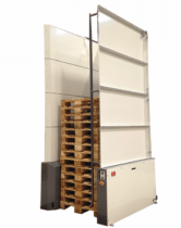 Lavapinoaja Eur 1200x800x150 Lavoille  Max.25 Lavaa/1000 kg, Suoja-aidoilla