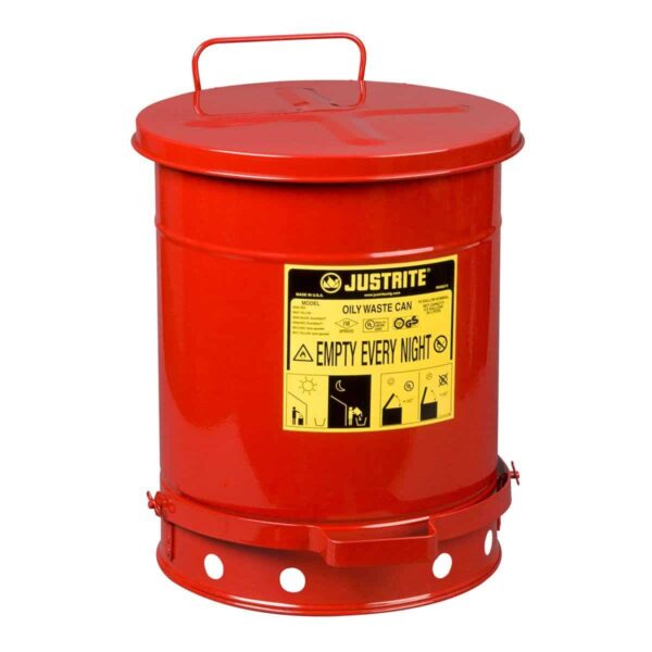 Paloturvallinen jätesäiliö 38 L
