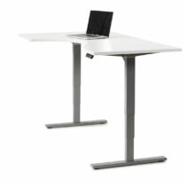 Sähköpöytä Flex, L-malli 1800 x 1050 mm, harmaa runko