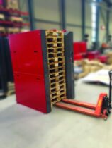 Lavapinoaja Eur-lavoille Max.15 Lavaa/500 kg, suoja-aidalla