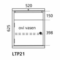 Laatikosto 21 Handy Industrial työpöytään