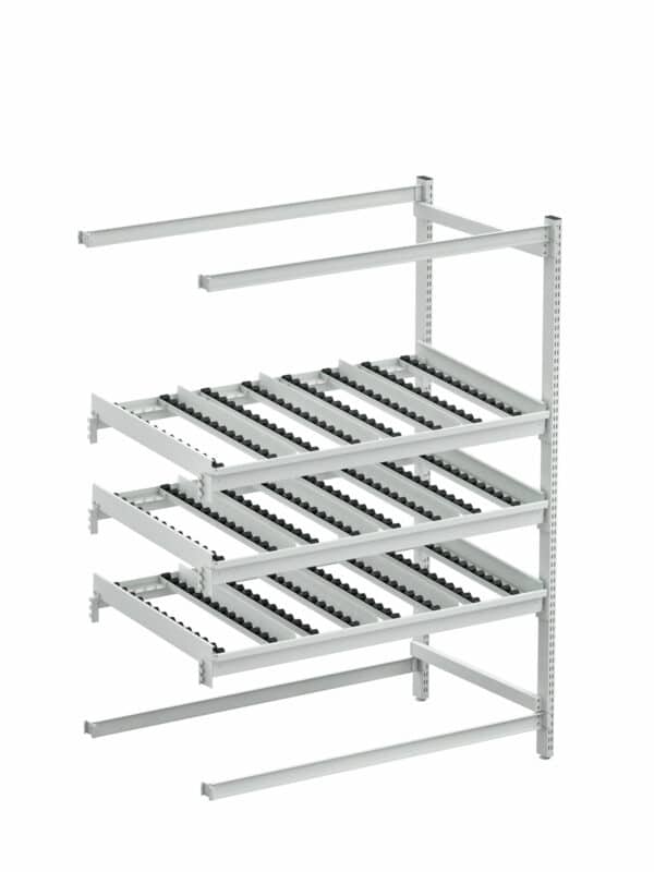 Treston läpivirtaushylly M1350, sivujatke ESD