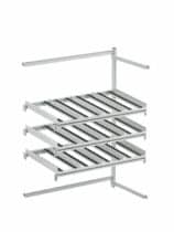 Treston läpivirtaushylly M1350, sivu-takajatke ESD