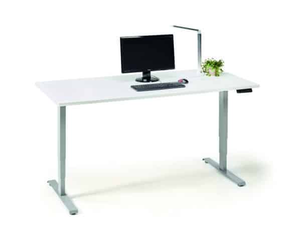Sähköpöytä Flex, 1600 x 800 mm, harmaa runko