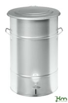 Metallinen jäteastia 70 L, jalkapolkimella