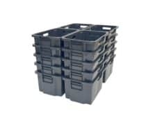 Muuttolaatikko, Harmaa 52 L, 20 kpl