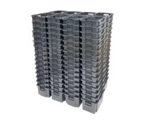 Muuttolaatikko, Harmaa 52 L, 128 kpl