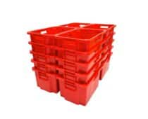 Muuttolaatikko, Punainen 52 L, 20 kpl