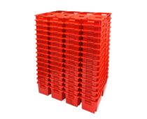 Muuttolaatikko, Punainen 52 L, 128 kpl